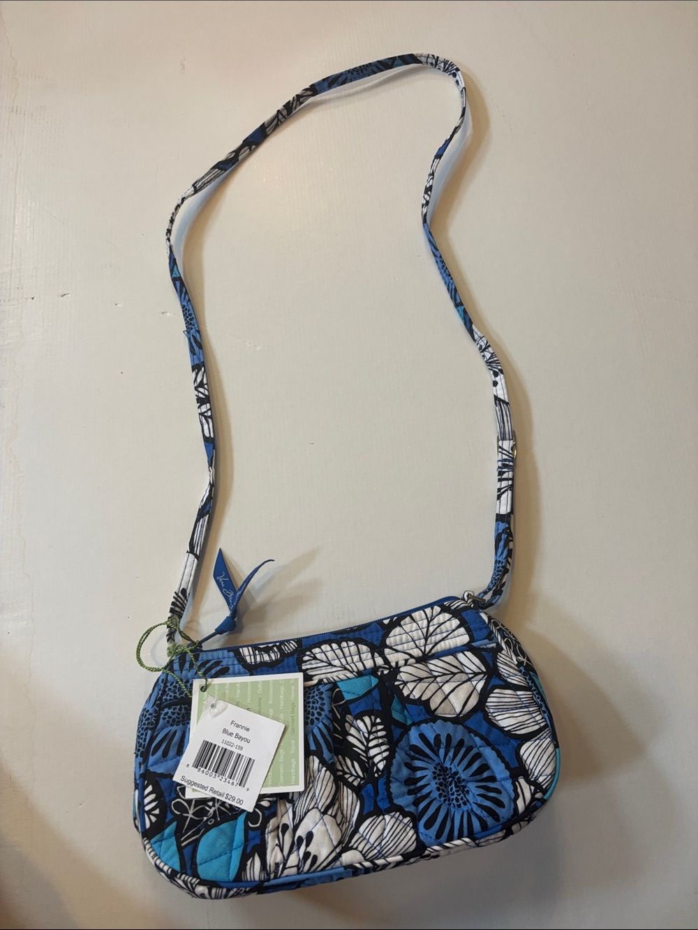 Vera Bradley Fannie Crossbody Blue Bayou